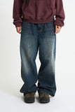 Rave heat wide denim pants