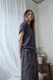 pintuck cotton top