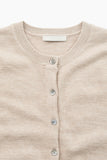 Ciel round button-up cardigan