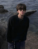 Heart twisted knitwear