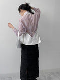 Bao Lace H-line Long Skirt