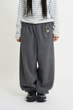 Cozy belted fleece jogger pants