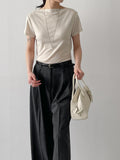 Florence Two Tuck Wide Slacks