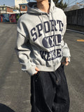 Sports crop hooded Zip-Up