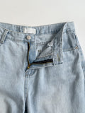 516 Washed Wide Denim Pants