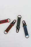 Color leather key ring