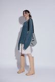 paper leather long boots