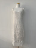 Wrinkle Bustier Layered Long One Piece