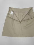 [Belt SET] Cotton A-line Mini Skirt