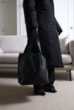 glossy bucket bag