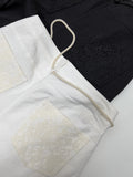 Jacquard Strap Two-Way Wide Pants