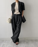 Florence 3-Button Over Fit Half Jacket