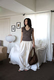 Daily Linen Banding Pants