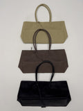 Powder Leather Big Shoulder Bag