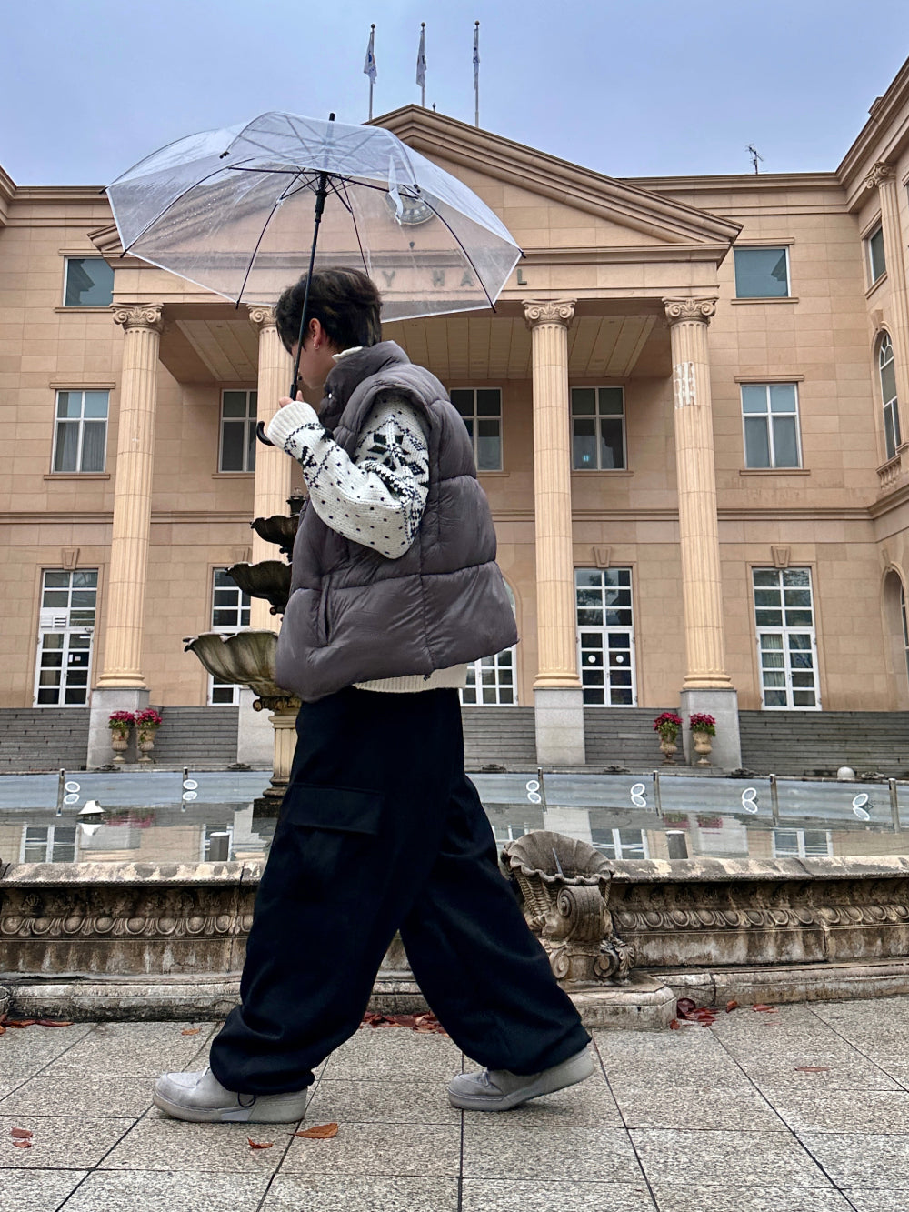 【DISCERNMENT】Fluffy Suede Cargo Pants DISCERNMENT (ディーサーメント) - フラフィースエードカーゴ