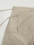 Lace Wrap Balloon Fit Wide Pants