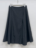 Zico Nylon Pintuck Midi Skirt