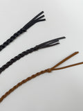 [Cowhide] Cable Long Layered Belt