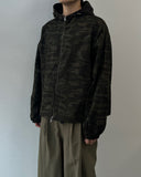 Ray Camo Hood Bomber Jacket