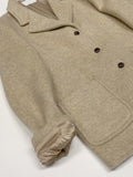 [wool90%] Heavy Wool Overfit Single Jacket