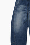 Dart Curved Denim Pants