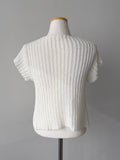 Bintz Two-Button Short Sleeve Knit Vest
