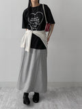 Deserve Lettering Overfit Short-Sleeved T-Shirt