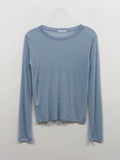 Weekly Tencel See-through Long Sleeve T-shirt