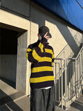 KL Stripe Button Knit