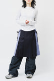 (W) Lowkey Checked Skirt