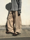 Numbering 92 Embroidered Cotton Wide Pants