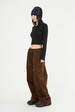 Roca side snap cargo pants