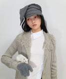 Tassel Collar Knit Cardigan