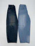 [Unisex] Force 10 Pintuck Wide Denim Pants