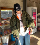 [2oz] Crop Shirring Hood MA-1