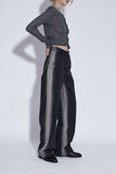 side washing black jeans