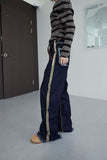 western tassle denim