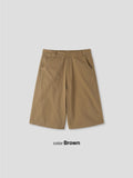 Mauve Embroidered Pocket Bermuda Shorts