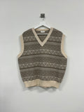 Jacquard V Knit Vest