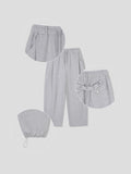 Cinch back strap sweatpants