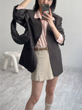 Simon No Collar Loose Fit Jacket