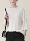 [Premium] Zenda Whole Garment Round Knit
