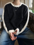 Chrome Angora Track Knit