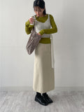 Boatneck Tencel See-Through T-Shirt