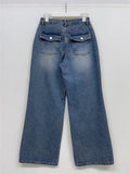 238 Back Pocket Semi-Bootcut Denim Pants