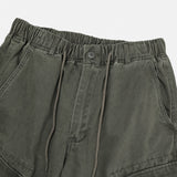 Washed Cargo Bermuda Pants