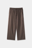 Window check pajama pants