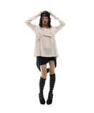 Draped Pumpkin Shorts