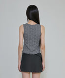 Crinkled Sleeveless