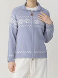 Snowfall Knit Zip-Up